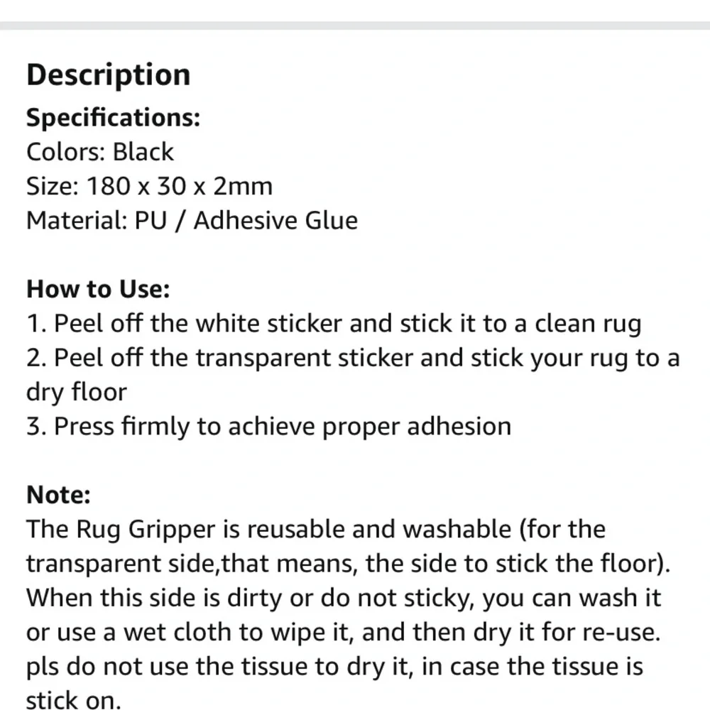 💕NWT Rug Grips